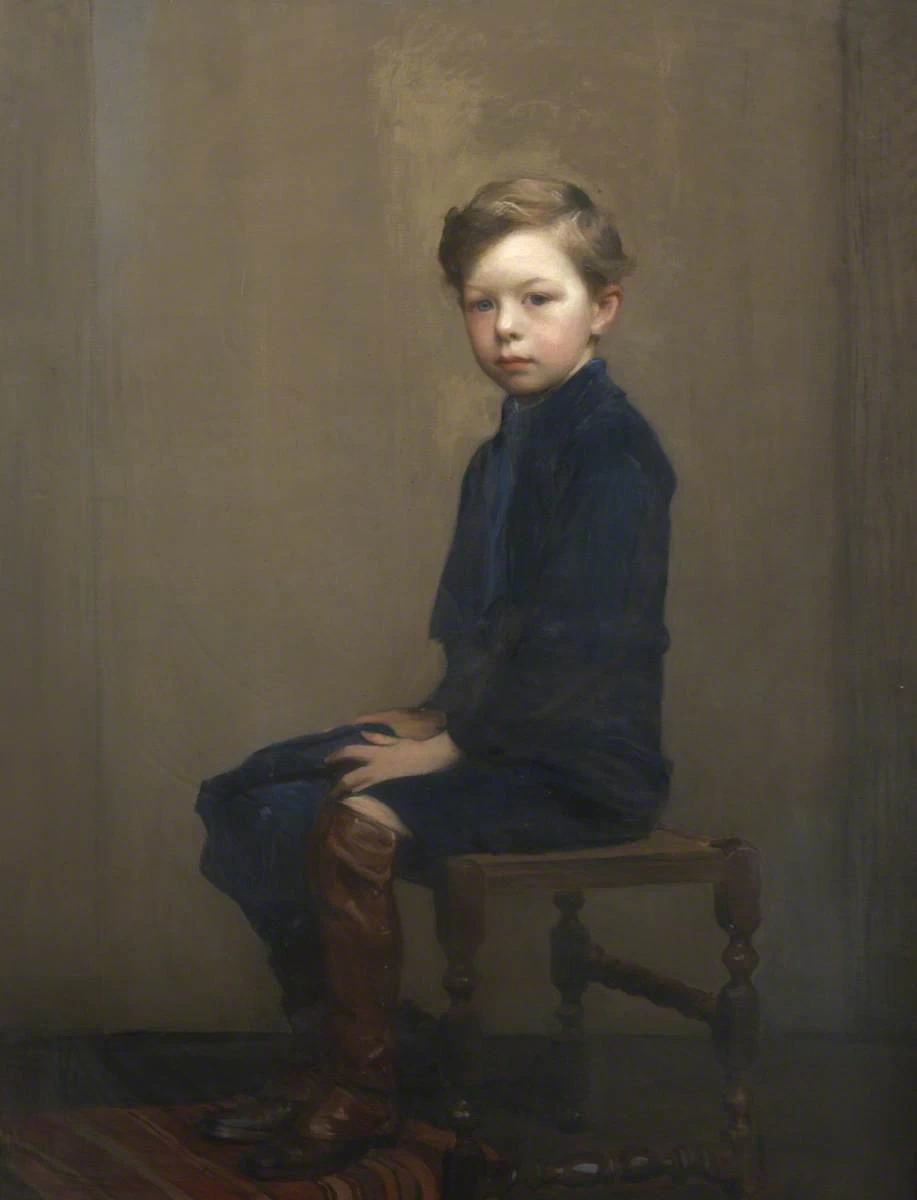 Ritratto di bambino seduto
